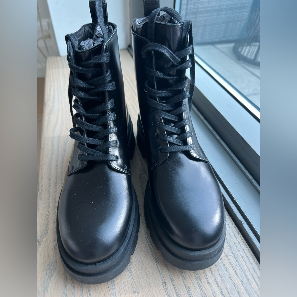 Anine Bing combat boots (never worn)